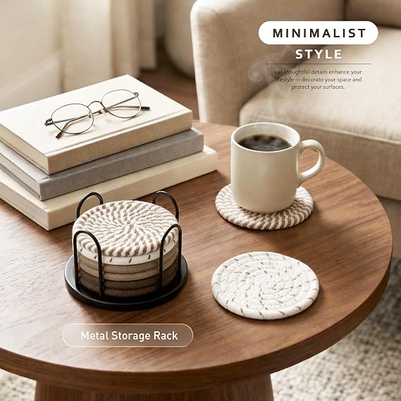 Coaster set product photo demo input